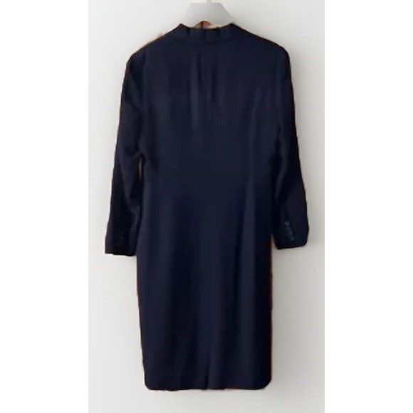 Women's Lauren Ralph Lauren Long Blazer Dress Classic Overcoat Sz 8 100% Wool US - Picture 9 of 11